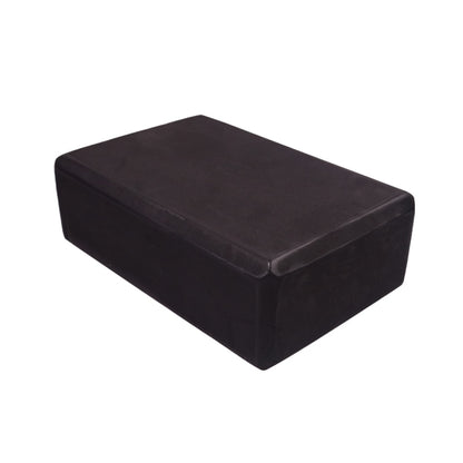 The Zen Pillow Lab - Yoga Foam Support Block comes in a black color.