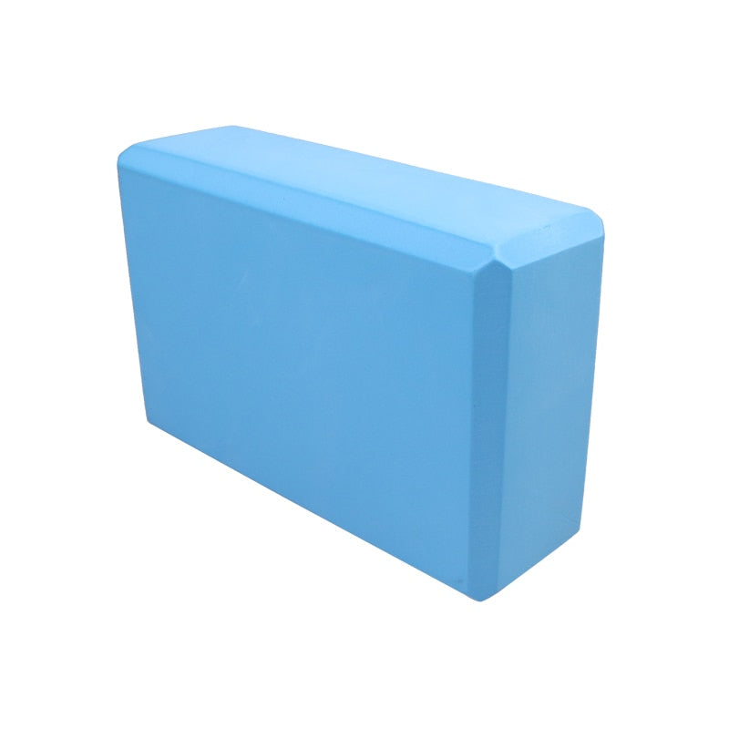 The Zen Pillow Lab - Yoga Foam Support Block comes in a blue color.