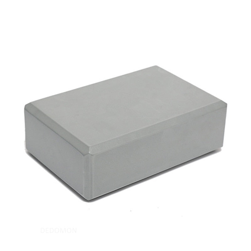 The Zen Pillow Lab - Yoga Foam Support Block comes in a grey