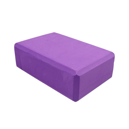 The Zen Pillow Lab - Yoga Foam Support Block comes in a purple color.