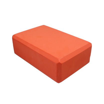 The Zen Pillow Lab - Yoga Foam Support Block comes in an orange color.