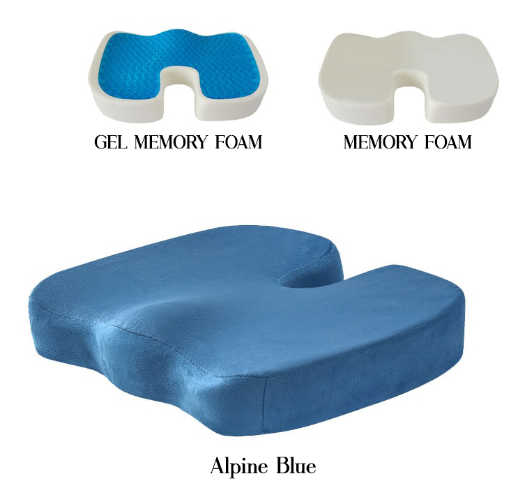 Zen Pillow Lab - Zen Comfort Gel Seat Cushion - Aline Blue Color