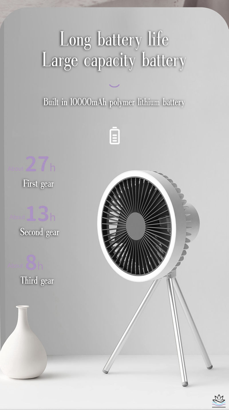 The Zen Pillow Lab - Zen Air Cool Flow Fan battery life