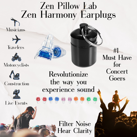 The Zen Harmony Earplugs product display