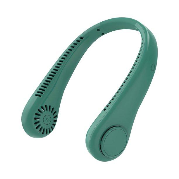 The Zen Breeze Portable Neck Fan Available in Green