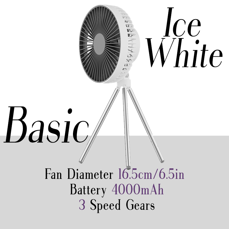 The Zen Pillow Lab - Zen Air Cool Flow Fan Basic Version in Ice White.