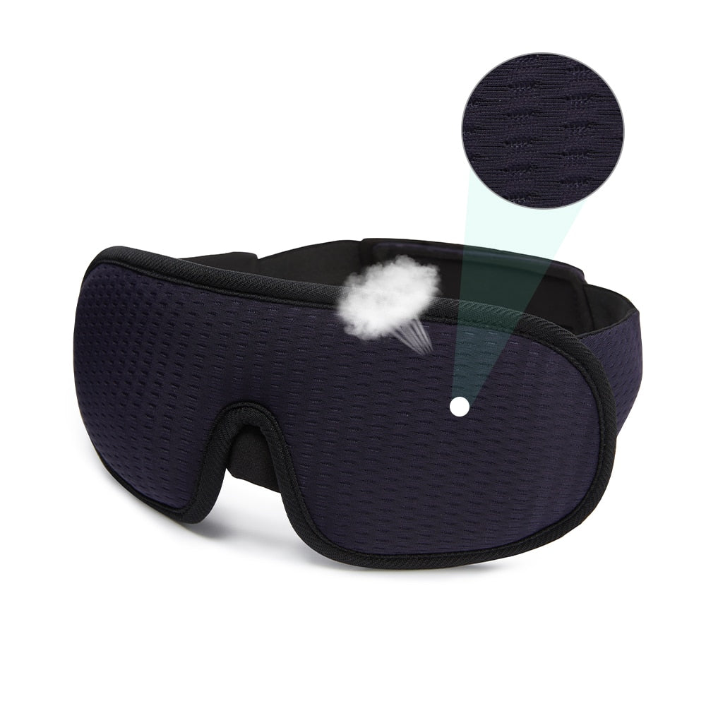 Breathable 3D Sleep Mask in Navy