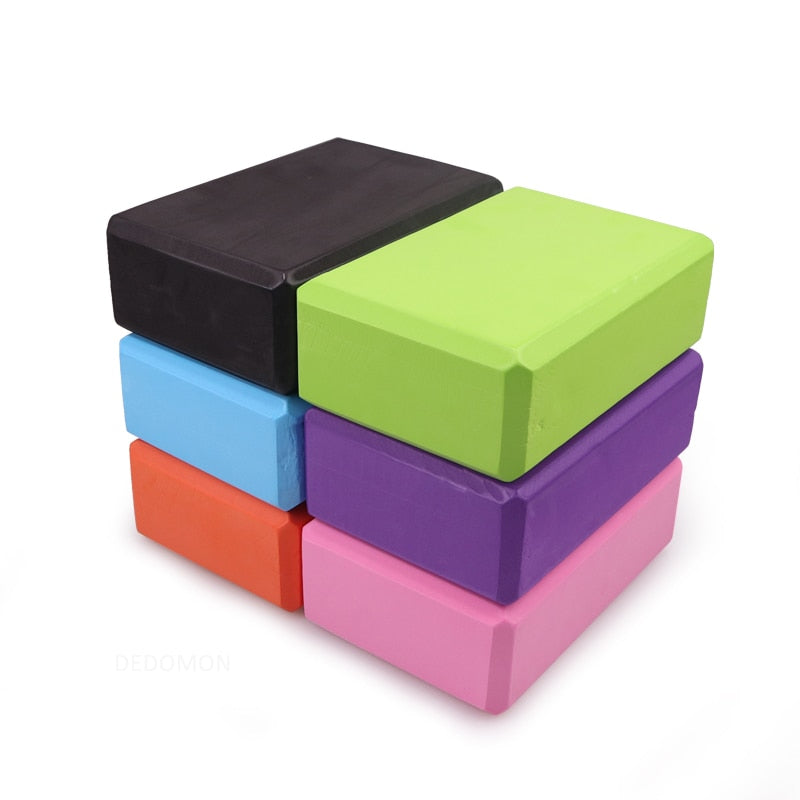 The Zen Pillow Lab - Yoga Foam Support Block comes in a variety of colors.