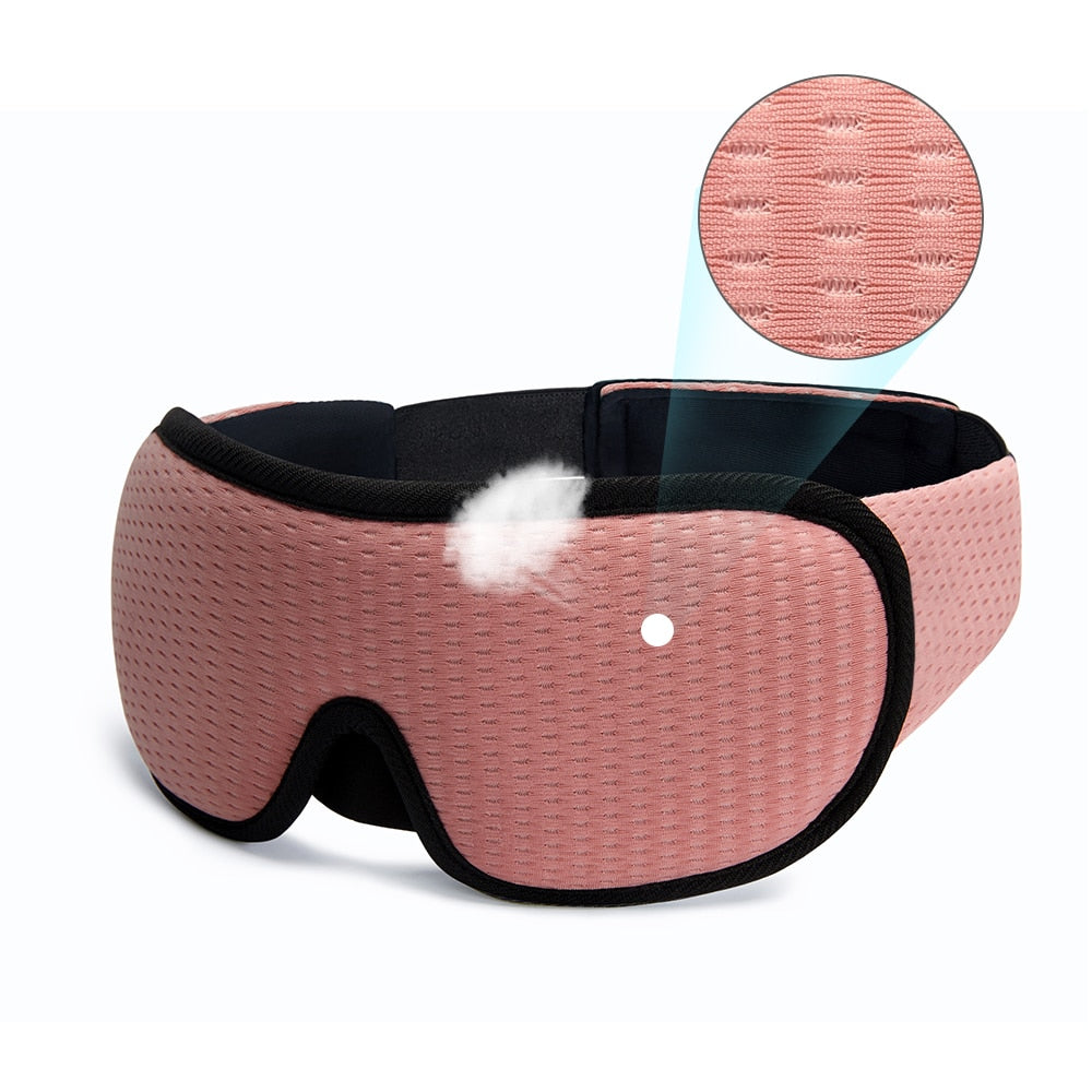 Breathable 3D Sleep Mask in Pink