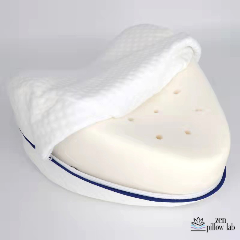 The Countour Sleep Pillow made of memory foam is soft and comfortable.