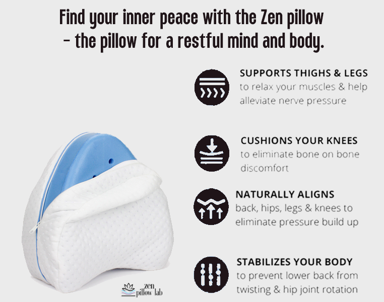Memory Foam Knee Pillow Back Support Align Spine Pregnancy Body Pillows For  Side Sleepers For Orthopedic Sciatica Back Leg Hip - Temu Portugal